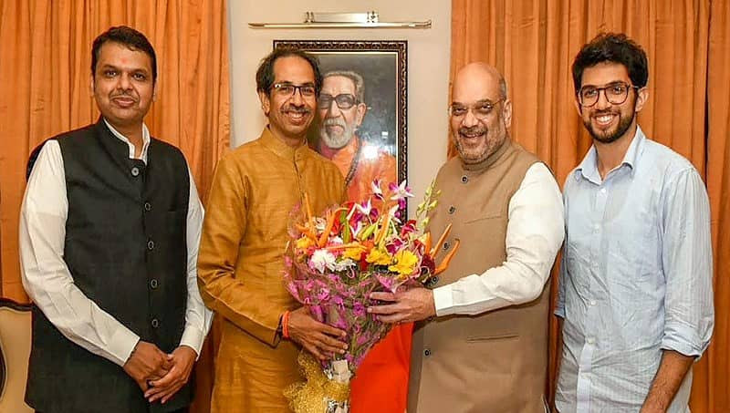 ಕಚ್ಚಾಡಿಕೊಳ್ಳುತ್ತಿದ್ದ ಬಿಜೆಪಿ-ಶಿವಸೇನೆ ನಡುವೆ ಮತ್ತೆ ಮೈತ್ರಿ, ಸ್ಥಾನ ಹಂಚಿಕೆ ಘೋಷಣೆ!