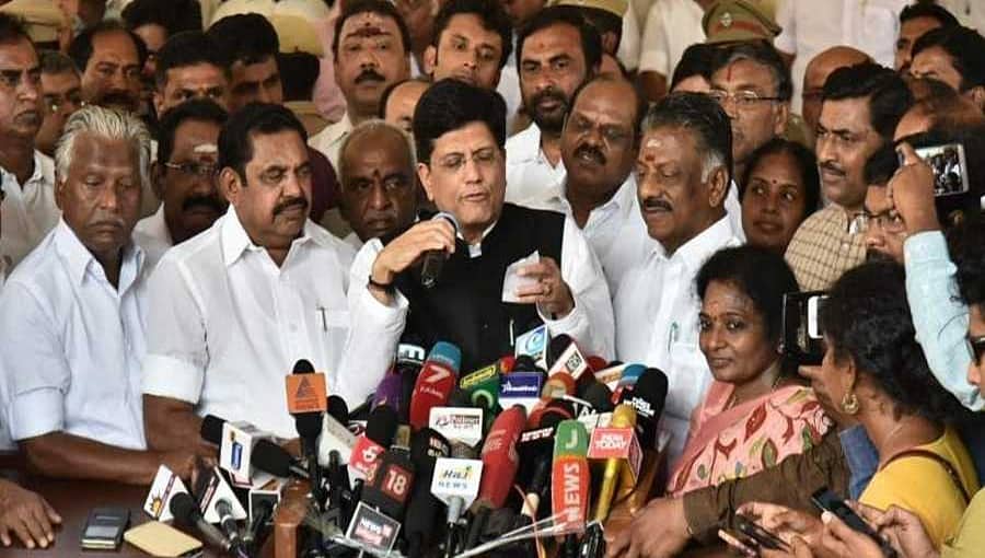 ಲೋಕಸಭಾ ಚುನಾವಣೆ: ಎಐಎಡಿಎಂಕೆ-ಬಿಜೆಪಿ ಮತ್ತು ಪಿಎಂಕೆ ಮೈತ್ರಿ, ಸೀಟು ಹಂಚಿಕೆ