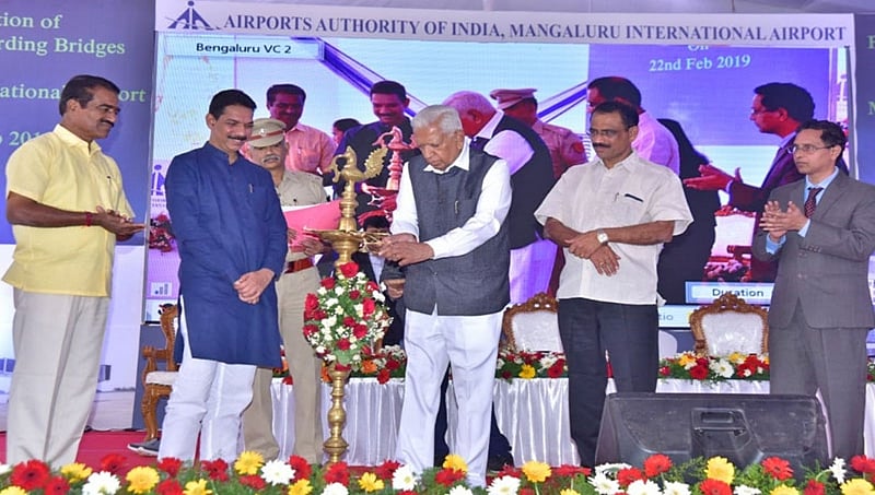 ಮಂಗಳೂರು ವಿಮಾನ ನಿಲ್ದಾಣದ ಟರ್ಮಿನಲ್  ವಿಸ್ತರಣೆಗೆ ರಾಜ್ಯಪಾಲರಿಂದ ಚಾಲನೆ