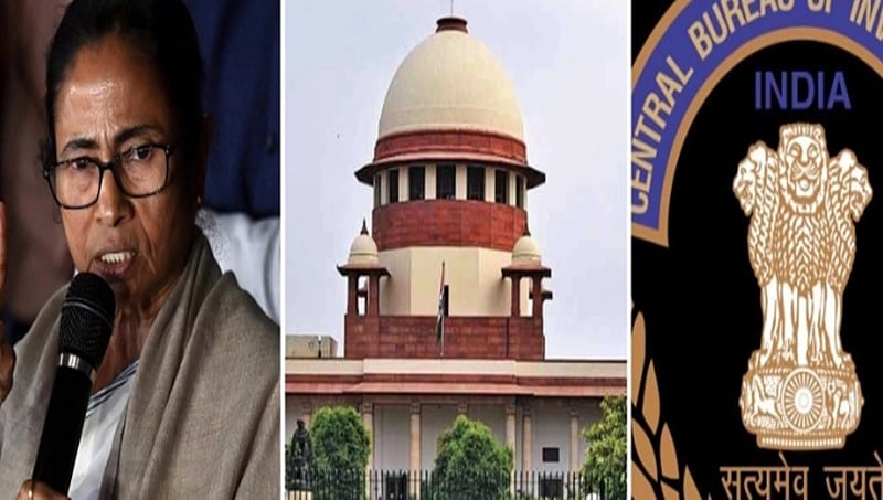 ಮೋದಿ vs ದೀದಿ: 3 ಸುಪ್ರೀಂ ಕೋರ್ಟ್ ನ್ಯಾಯಾಧೀಶರಿಂದ ನಾಳೆ ಸಿಬಿಐ ಅರ್ಜಿ ವಿಚಾರಣೆ