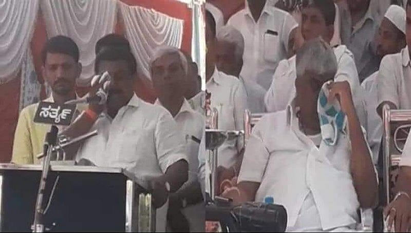 ಪ್ರಜ್ವಲ್ ಗೆ ಹಾಸನ ಬಿಟ್ಟು ಕೊಟ್ಟ ದೇವೇಗೌಡ: ವೇದಿಕೆಯಲ್ಲೇ ಅಪ್ಪ-ಮಗ-ಮೊಮ್ಮಗನ ಕಣ್ಣೀರು!