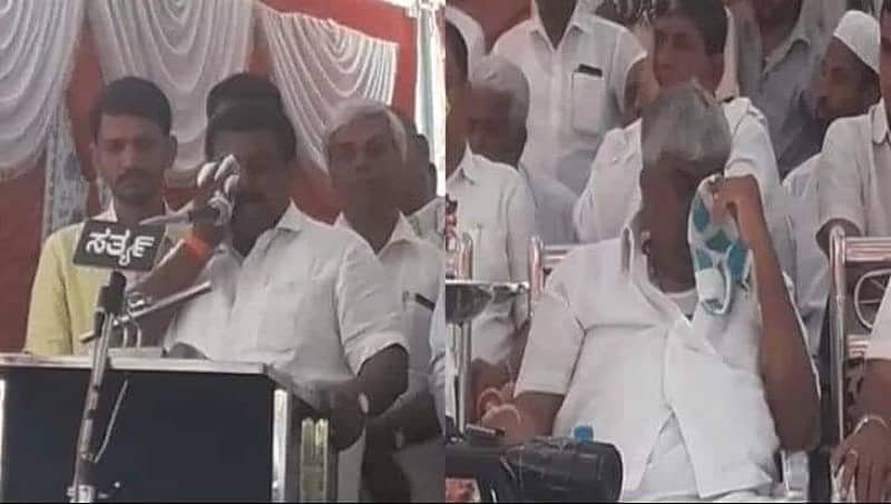 ಪ್ರಜ್ವಲ್ ಗೆ ಹಾಸನ ಬಿಟ್ಟು ಕೊಟ್ಟ ದೇವೇಗೌಡ: ವೇದಿಕೆಯಲ್ಲೇ ಅಪ್ಪ-ಮಗ-ಮೊಮ್ಮಗನ ಕಣ್ಣೀರು!