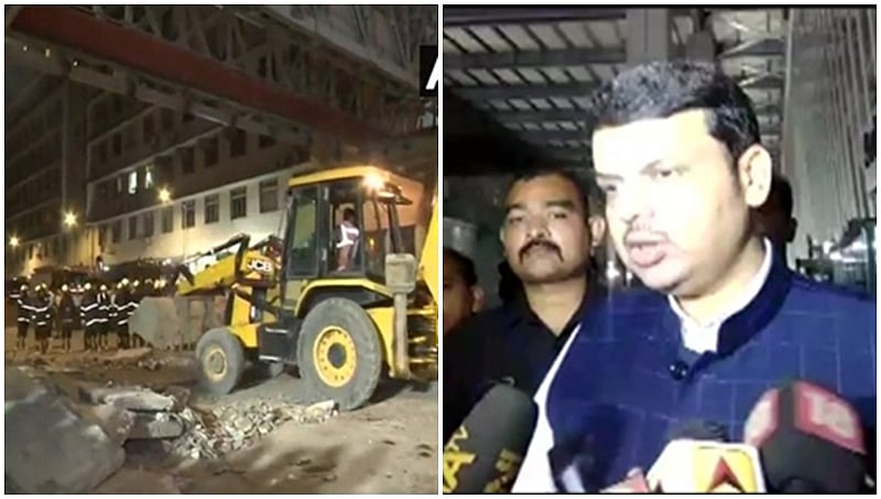 ಮುಂಬೈ: ಪಾದಚಾರಿ ಮೇಲ್ಸುತುವೆ ಕುಸಿತ, ಉನ್ನತ ಮಟ್ಟದ ತನಿಖೆಗೆ ಪಡ್ನವೀಸ್ ಆದೇಶ