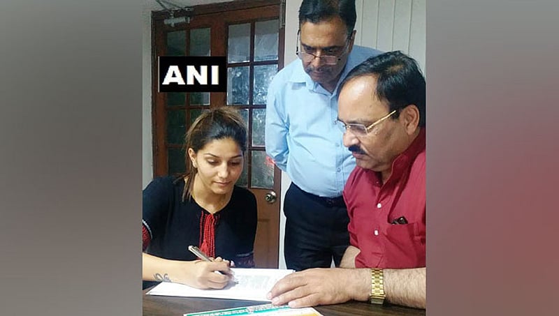 ಹರ್ಯಾಣ: ಖ್ಯಾತ ಸಿಂಗರ್ ಸಪ್ನಾ ಚೌದರಿ ಕಾಂಗ್ರೆಸ್ ಗೆ ಸೇರ್ಪಡೆ