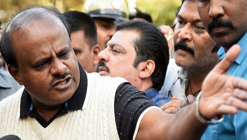 ಕೆಲವು ಕಾಂಗ್ರೆಸ್ ನಾಯಕರಿಂದ ಜೆಡಿಎಸ್ ಅಭ್ಯರ್ಥಿಗಳಿಗೆ ತೊಂದರೆ: ಸಿಎಂ ಕುಮಾರಸ್ವಾಮಿ ಆರೋಪ
