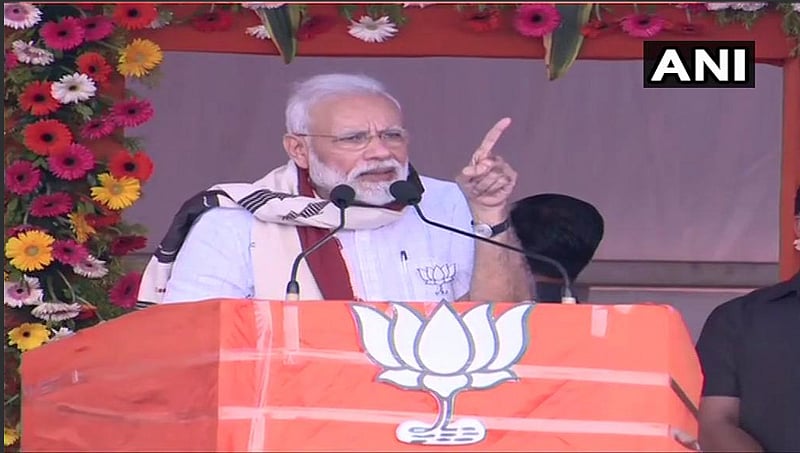 ಅಲ್ಲಿ ಪಾಕಿಸ್ತಾನ ಉಗ್ರರ ಶವಗಳ ಎಣಿಸುತ್ತಿದೆ, ಇಲ್ಲಿ ವಿಪಕ್ಷಗಳು ಸಾಕ್ಷಿ ಕೇಳುತ್ತಿವೆ: ಪ್ರಧಾನಿ ಮೋದಿ