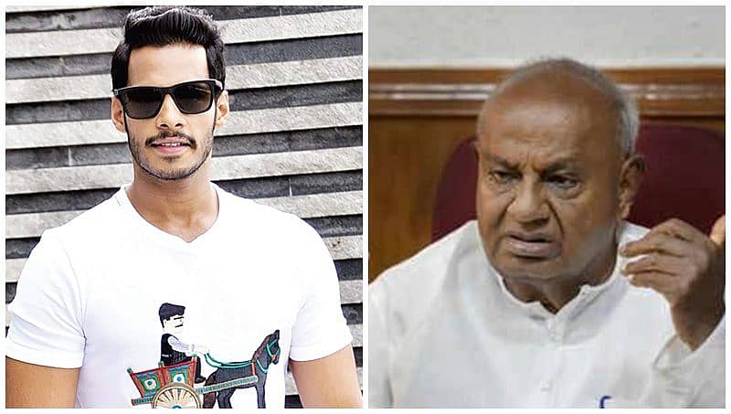ಲೋಕಸಭೆ ಚುನಾವಣೆಯಲ್ಲಿ ಸ್ಪರ್ಧಿಸಲು ಆಸಕ್ತಿಯಿದ್ದರೇ ನಿಖಿಲ್ ಮಂಡ್ಯದಿಂದ  ನಿಲ್ಲಲ್ಲಿ: ದೇವೇಗೌಡ