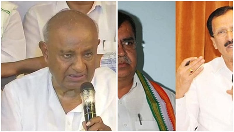 ತುಮಕೂರು: ಮಾಜಿ ಪ್ರಧಾನಿ ಎಚ್.ಡಿ. ದೇವೇಗೌಡರ ಬಿಗಿ ಹಿಡಿತಕ್ಕೆ ಸಿಲುಕುವ ಭೀತಿಯಲ್ಲಿ ನಾಯಕರು