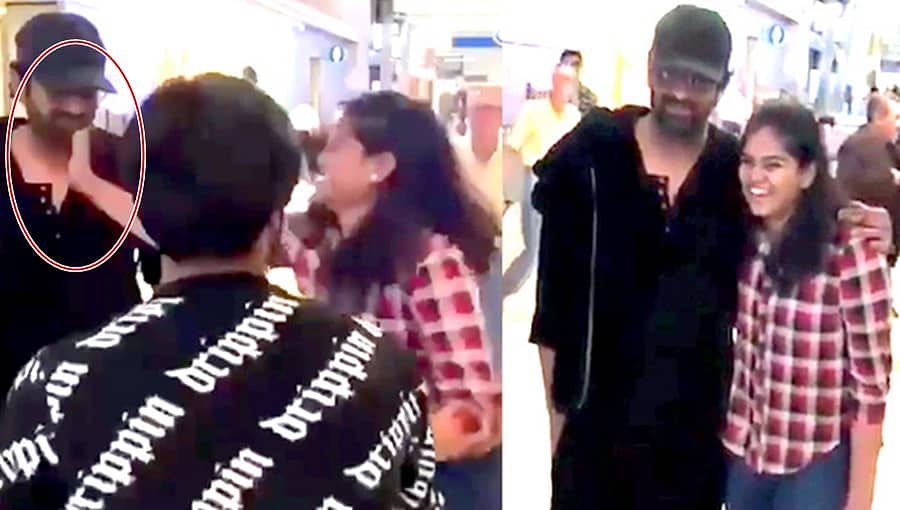ಬಾಹುಬಲಿ ಪ್ರಭಾಸ್ ಕೆನ್ನೆಗೆ ಯುವತಿ ಹೊಡೆದಿದ್ದೇಕೆ?, ವಿಡಿಯೋ ವೈರಲ್!