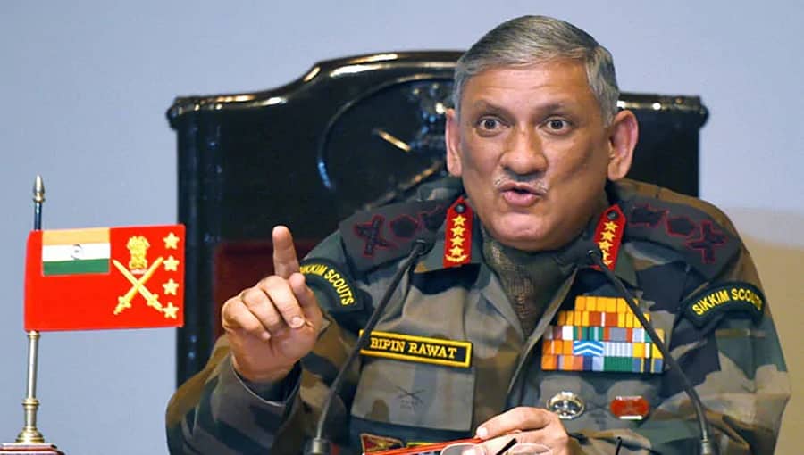 ಪಿಒಕೆಯ ನಾಲ್ಕು ಉಗ್ರರ ಕ್ಯಾಂಪ್ ಮೇಲೆ ದಾಳಿ, 10 ಪಾಕ್ ಸೈನಿಕರು, 10 ಉಗ್ರರು ಹತ: ಬಿಪಿನ್ ರಾವತ್