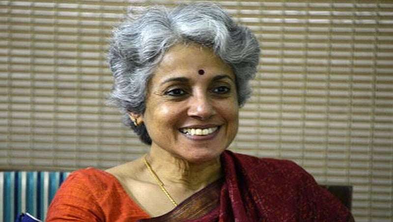 ಡಬ್ಲ್ಯುಎಚ್​ಒ ಮುಖ್ಯ ವಿಜ್ಞಾನಿಯಾಗಿ ಸೌಮ್ಯ ಸ್ವಾಮಿನಾಥನ್ ನೇಮಕ