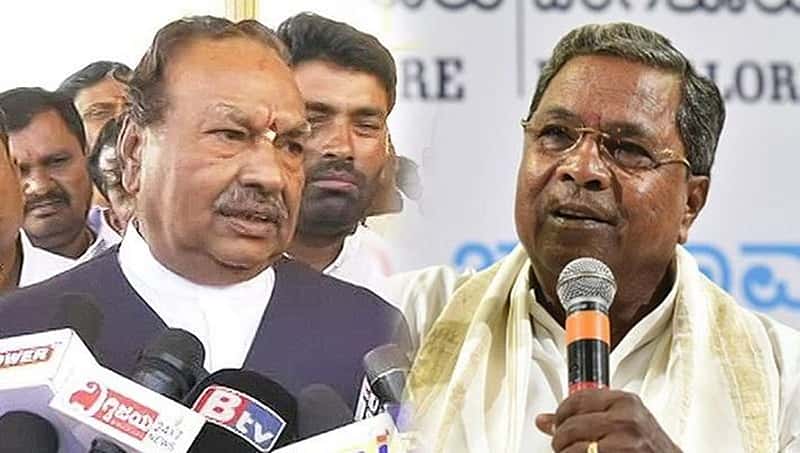 ದೇವೇಗೌಡ-ಸಿದ್ದರಾಮಯ್ಯ ವಿರುದ್ಧ ಈಶ್ವರಪ್ಪ ಕಿಡಿ