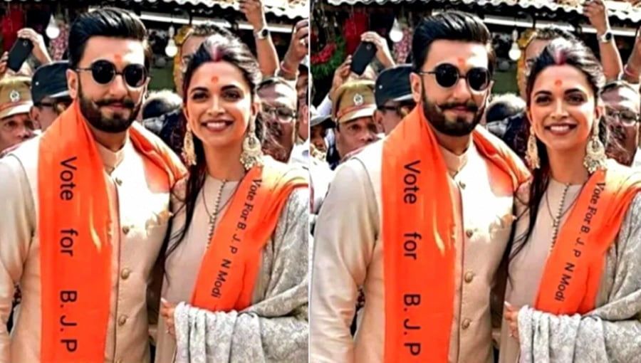 ಬಿಜೆಪಿ ಪರ ರಣ್ವೀರ್-ದೀಪಿಕಾ ಪ್ರಚಾರ? ಫೋಟೋ ವೈರಲ್, ಏನಿದರ ಸತ್ಯಾಸತ್ಯತೆ?