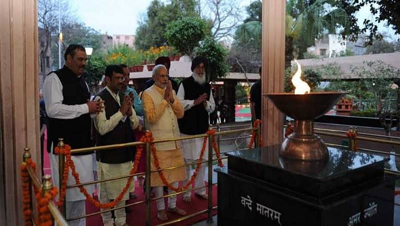 ಜಲಿಯನ್ ವಾಲಾಭಾಗ್ ಹತ್ಯಾಕಾಂಡಕ್ಕೆ ಶತಮಾನ: ರಾಷ್ಟ್ರಪತಿ, ಪ್ರಧಾನಿಯಿಂದ ಗೌರವ ಸ್ಮರಣೆ