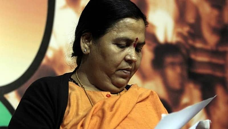 ದೇಶವು ಪ್ರಿಯಾಂಕಾ ಗಾಂಧಿಯನ್ನು 'ಕಳ್ಳನ ಪತ್ನಿ' ಎಂದು ಗುರುತಿಸುತ್ತದೆ: ಉಮಾ ಭಾರತಿ ವಿವಾದ
