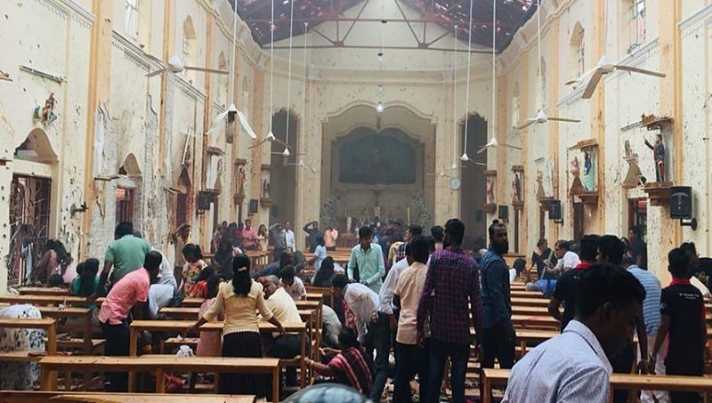 ಈಸ್ಟರ್ ಸಂಡೇ ದಿನ ಶ್ರೀಲಂಕಾ ಚರ್ಚ್, ಹೋಟೆಲ್ ಮೇಲೆ ಬಾಂಬ್ ದಾಳಿ: 137 ಸಾವು, 300 ಜನರಿಗೆ ಗಾಯ