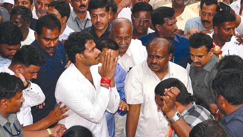 ಮಂಡ್ಯದಲ್ಲಿ ನಿಖಿಲ್ ಸೋಲಿನ ಭೀತಿ: ಮೂವರು ಜೆಡಿಎಸ್ ಶಾಸಕರಿಗೆ ಮುಖ್ಯಮಂತ್ರಿ ತರಾಟೆ