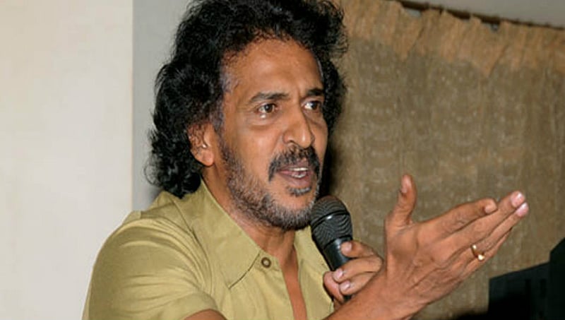 ಬಿಸಿಲಿಗೆ ಭಯಪಟ್ಟು ಕೆಳಗೆ ಇಳಿದಿಲ್ಲ: ಮಾಧ್ಯಮಗಳ ನೀರಿಳಿಸಿದ ಉಪೇಂದ್ರ