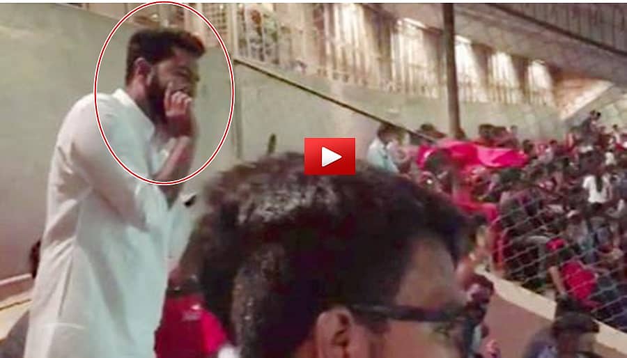 ಆರ್ಸಿಬಿ ಪಂದ್ಯದ ವೇಳೆ ಮೊಹಮ್ಮದ್ ನಲಪಾಡ್ 'ಚೌಕಿದಾರ್ ಚೋರ್ ಹೈ' ಘೋಷಣೆ, ವಿಡಿಯೋ ವೈರಲ್!