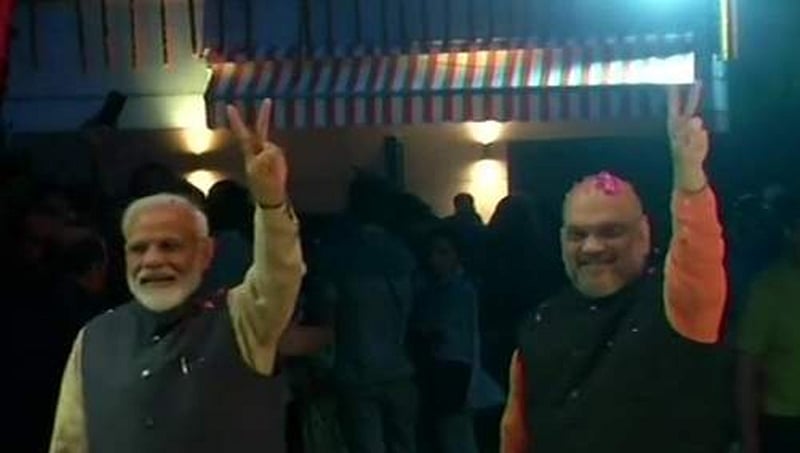 ಬಿಜೆಪಿ ಸೂಪರ್ ಗೆಲುವಿಗೆ ಮೋದಿ ಸೂಪರ್ ಹಿರೋ- ಅಮಿತ್  ಶಾ