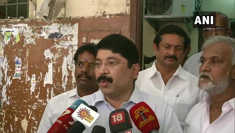 ಚೆನ್ನೈ: ಪಳನಿಸ್ವಾಮಿ ಸಿಎಂ ಸ್ಥಾನಕ್ಕೆ ರಾಜೀನಾಮೆ ನೀಡುವಂತೆ ಡಿಎಂಕೆ ಮುಖಂಡ ದಯಾನಿಧಿ ಮಾರನ್ ಆಗ್ರಹ