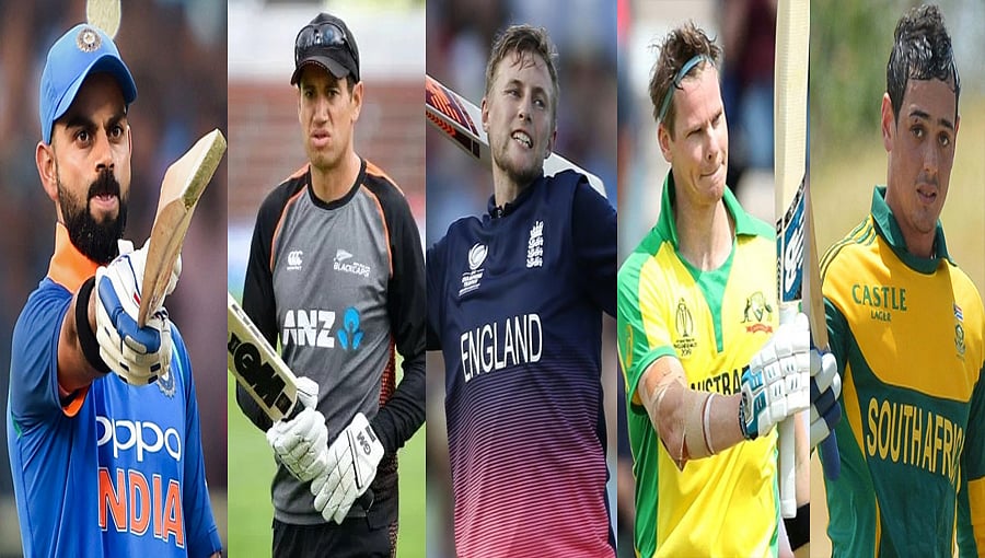 ಐಸಿಸಿ ವಿಶ್ವಕಪ್‌ 2019: ಈ 5 ಬ್ಯಾಟ್ಸ್‌ಮನ್‌ಗಳ ಅಬ್ಬರವೇ ತಂಡಗಳ ಗೆಲುವಿಗೆ ಮುಖ್ಯ!