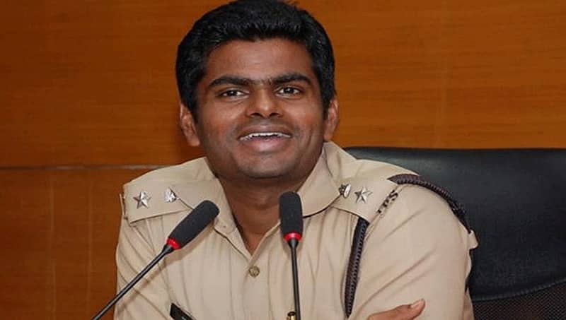 ಕರ್ನಾಟಕ  'ಸಿಂಗಂ' ಖ್ಯಾತಿಯ ಖಡಕ್ ಪೋಲೀಸ್ ಅಧಿಕಾರಿ ಅಣ್ಣಾಮಲೈ ರಾಜೀನಾಮೆ
