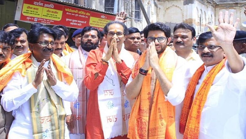 ಅಯೋಧ್ಯೆಯಲ್ಲಿ ಶಿವಸೇನಾ ಸಂಸದರೊಂದಿಗೆ ಉದ್ಧವ್ ಠಾಕ್ರೆ ವಿಶೇಷ ಪೂಜೆ