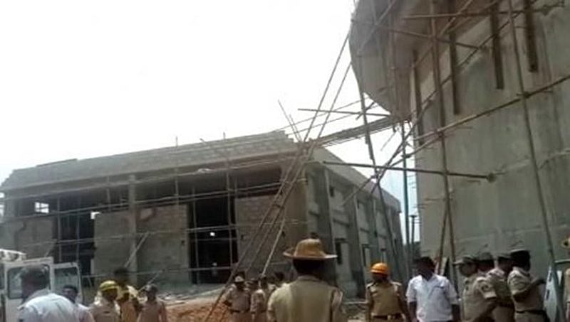 ಬೆಂಗಳೂರು: ನಿರ್ಮಾಣ ಹಂತದ ಟ್ಯಾಂಕ್ ಕುಸಿದು ಮೂವರ ಸಾವು: ಅವಶೇಷಗಳಡಿ ಹಲವರು