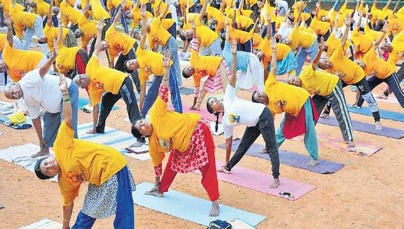 ಗಿನ್ನೆಸ್ ದಾಖಲೆಗೆ ಸಜ್ಜಾಗಿದೆ ಮೈಸೂರು; ಯೋಗ ದಿನಾಚರಣೆಗೆ 1.25 ಲಕ್ಷ ಜನರ ನಿರೀಕ್ಷೆ