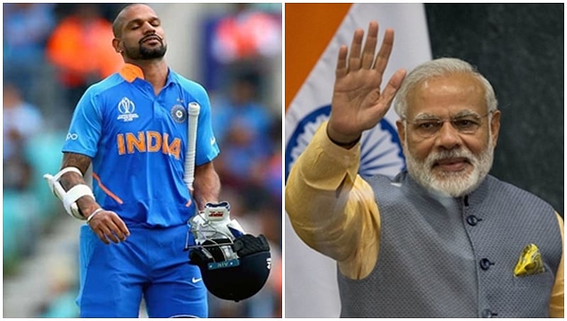 ಶಿಖರ್ ಧವನ್ ಬೇಗ ಚೇತರಿಸಿಕೊಳ್ಳುವಂತೆ ಪ್ರಧಾನಿ ಮೋದಿ ಶುಭ ಹಾರೈಕೆ