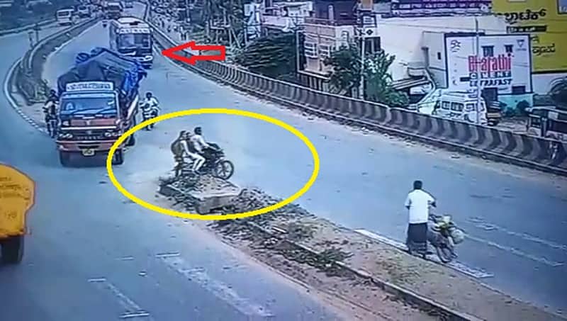 ಚಿತ್ರದುರ್ಗ: ಬೈಕ್ ಗೆ ಬಸ್ ಡಿಕ್ಕಿ, ಶಾಲೆಗೆ ತೆರಳುತ್ತಿದ್ದ ಬಾಲಕಿ ಸಾವು