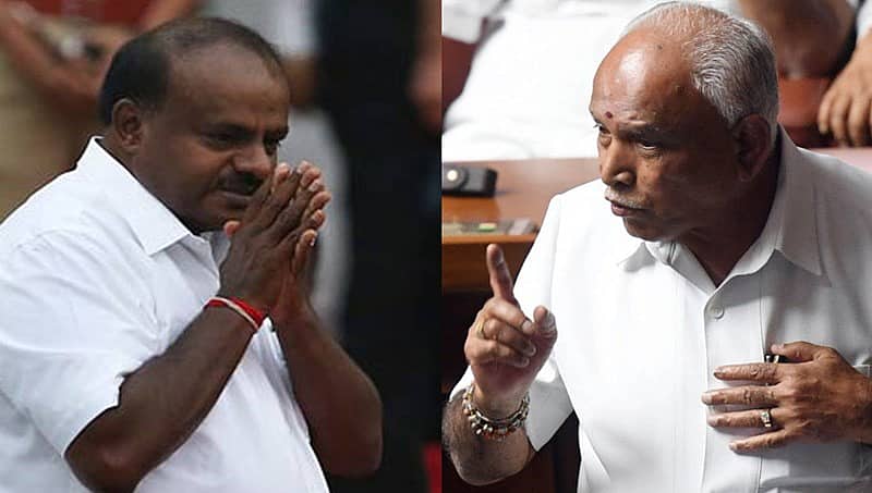 ಕುಮಾರಸ್ವಾಮಿ, ದೇವೇಗೌಡ ನಡುವೆ ಹೊಂದಾಣಿಕೆಯಿಲ್ಲ,: ಯಡಿಯೂರಪ್ಪ