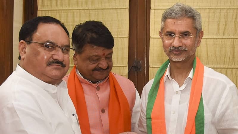 ಅಧಿಕೃತವಾಗಿ ಬಿಜೆಪಿ ಸೇರಿದ ವಿದೇಶಾಂಗ ಸಚಿವ ಎಸ್ ಜೈಶಂಕರ್