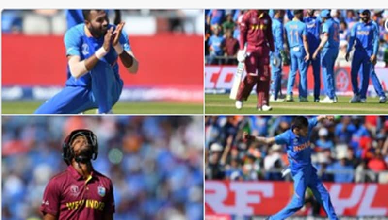 ವಿಂಡೀಸ್ ವಿರುದ್ಧ 125 ರನ್ ಗಳ ಭರ್ಜರಿ ಗೆಲುವಿನೊಂದಿಗೆ 'ಸೆಮಿಸ್ 'ಹೊಸ್ತಿಲಲ್ಲಿ ಟೀಂ ಇಂಡಿಯಾ