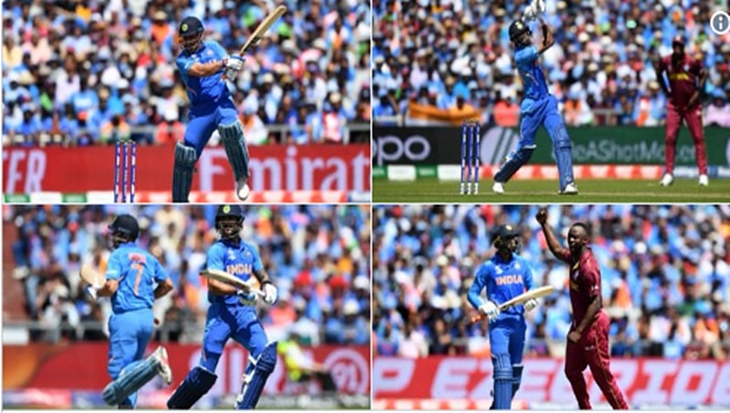 ವಿಶ್ವಕಪ್ ಕ್ರಿಕೆಟ್: ವೆಸ್ಟ್ ಇಂಡೀಸ್ ಗೆಲ್ಲಲು 269 ರನ್ ಗಳ ಟಾರ್ಗೆಟ್ ನೀಡಿದ ಭಾರತ