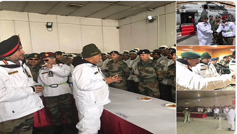 ರಕ್ಷಣಾ ಸಚಿವರಾದ ಬಳಿಕ ಮೊದಲ ಬಾರಿಗೆ ಸಿಯಾಚಿನ್ ಗೆ ರಾಜನಾಥ್ ಸಿಂಗ್ ಭೇಟಿ