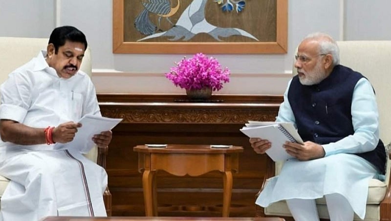ದೇಶಾದ್ಯಂತ ತಮಿಳು ಐಚ್ಛಿಕ ಭಾಷೆಯಾಗಬೇಕು: ಪ್ರಧಾನಿಗೆ ಪಳನಿಸ್ವಾಮಿ ಒತ್ತಾಯ