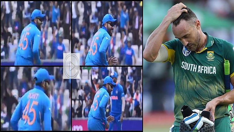 ಐಸಿಸಿ ವಿಶ್ವಕಪ್ 2019: ವೈರಲ್ ಆಗುತ್ತಿದೆ ರೋಹಿತ್ ಶರ್ಮಾರ 'ಸೆಂಡ್ ಆಫ್ ಡ್ಯಾನ್ಸ್'