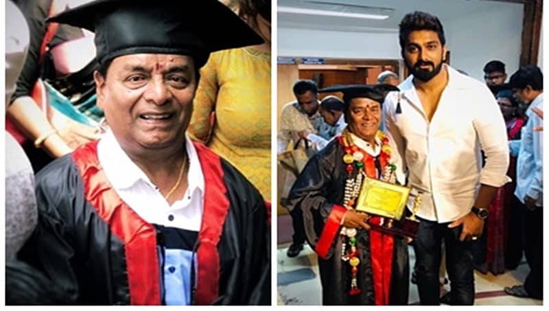 ಹಿರಿಯ ನಟ ಡಿಂಗ್ರಿ ನಾಗರಾಜ್ ಗೆ ಗೌರವ ಡಾಕ್ಟರೇಟ್ ಪುರಸ್ಕಾರ