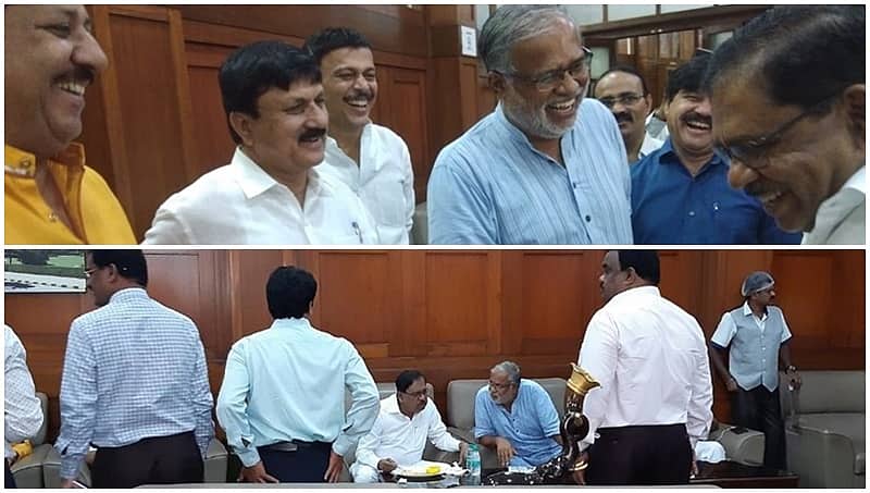 ಸ್ನೇಹ ರಾಜಕೀಯವನ್ನು ಮೀರಿದ್ದು ಎಂದು ಬಿಜೆಪಿ ಶಾಸಕರ ಜೊತೆ ಉಪಾಹಾರ ಸವಿದ ಡಿಸಿಎಂ ಪರಮೇಶ್ವರ್!