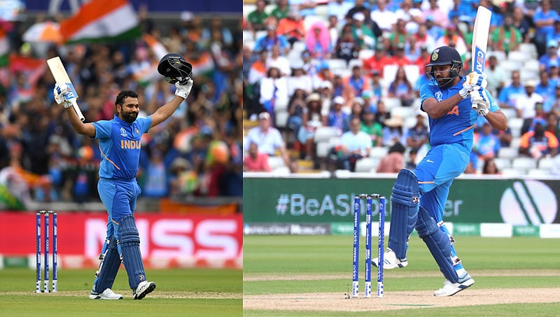 ಐಸಿಸಿ ವಿಶ್ವಕಪ್ 2019: ರೋ'ಹಿಟ್' ಶರ್ಮಾ ಆರ್ಭಟಕ್ಕೆ ಧೋನಿ ದಾಖಲೆಯೂ ಪತನ!