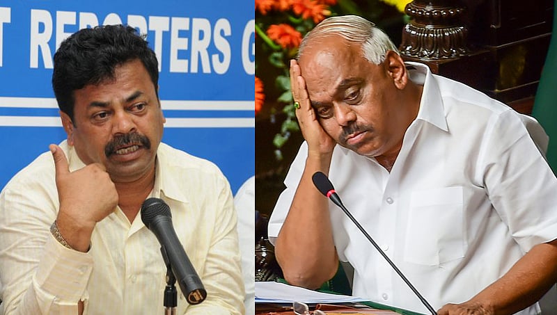 ಸಿಎಂ ಆಯ್ತು, ಈಗ 'ಪಕ್ಷಪಾತಿ' ಸ್ಪೀಕರ್ ರಮೇಶ್ ಕುಮಾರ್ ರಾಜಿನಾಮೆಗೂ ರೇಣುಕಾಚಾರ್ಯ ಆಗ್ರಹ