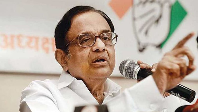 ಭಾರತದ ಆರ್ಥಿಕತೆ ಬಗ್ಗೆ ಕೇಂದ್ರ ಸರ್ಕಾರ ನಿರಾಶಾದಾಯಕವಾಗಿದೆ: ಪಿ ಚಿದಂಬರಂ