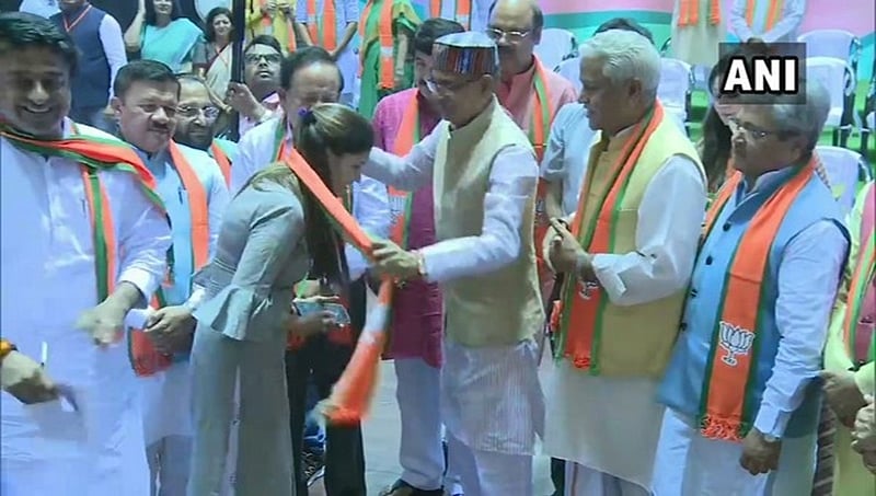 ಗಾಯಕಿ, ನೃತ್ಯಗಾರ್ತಿ ಸಪ್ನ ಚೌದರಿ ಬಿಜೆಪಿಗೆ ಸೇರ್ಪಡೆ