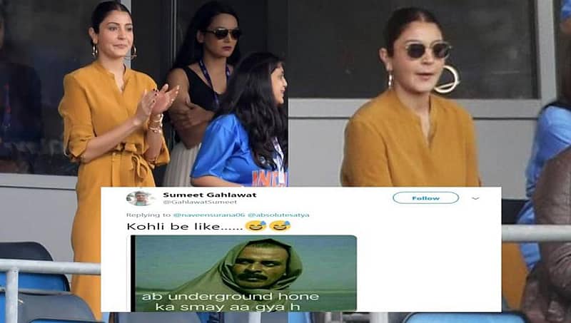 'ಬೌಂಡರಿ ಸಿಗ್ನಲ್ ಹೇಗೆ ತೋರಿಸುತ್ತಾರೆ'... ಮತ್ತೆ ಟ್ರೋಲ್ ಗೆ ತುತ್ತಾದ ಕ್ಯಾಪ್ಟನ್ ಕೊಹ್ಲಿ ಪತ್ನಿ ಅನುಷ್ಕಾ ಶರ್ಮಾ