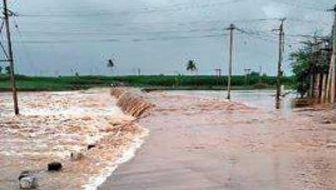 ಕೃಷ್ಣಾ ನದಿ ಒಳಹರಿವು ಹೆಚ್ಚಳ; 6 ಸೇತುವೆಗಳು ಮುಳುಗಡೆ