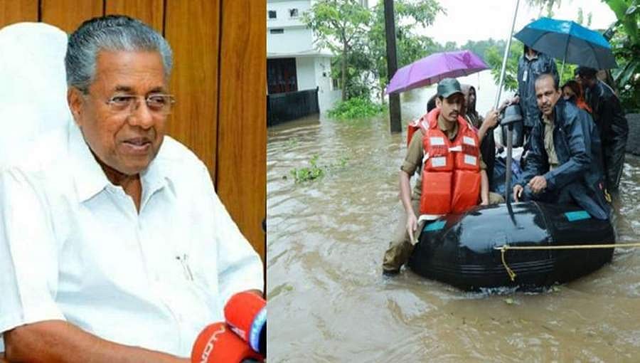 ಕೇರಳ ಪ್ರವಾಹ: ಮೃತರ ಸಂಖ್ಯೆ 72ಕ್ಕೆ ಏರಿಕೆ, 50 ಜನರ ಕಣ್ಮರೆ, ಪರಿಹಾರ ನಿಧಿ ದುರ್ಬಳಕೆಯಾಗಿಲ್ಲ- ಮುಖ್ಯಮಂತ್ರಿ