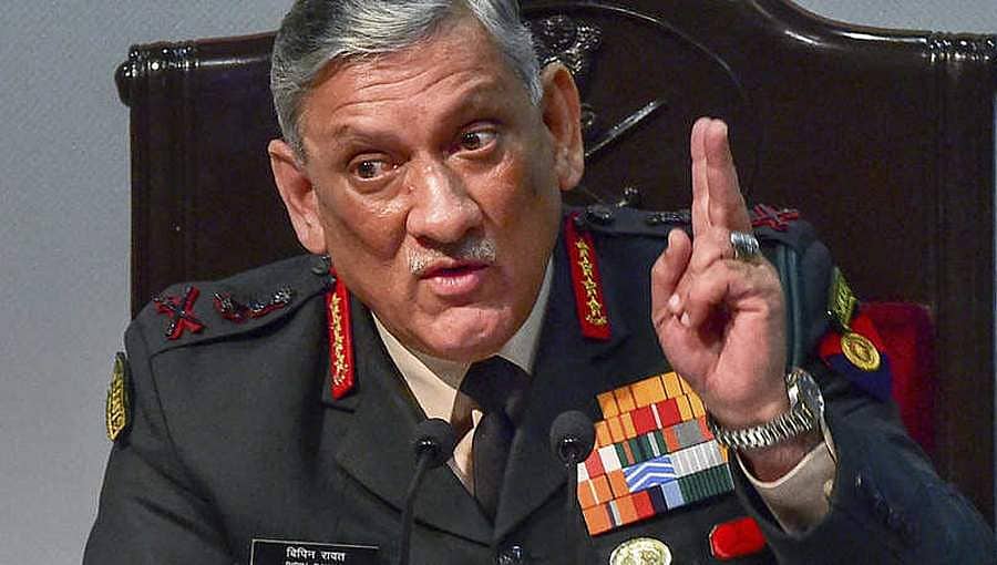 ಯಾವುದೇ ಸವಾಲು ಎದುರಿಸಲು ಭಾರತೀಯ ಸೇನೆ ಸರ್ವಸನ್ನದ್ಧ: ಸೇನಾ ಮುಖ್ಯಸ್ಥ ಬಿಪಿನ್ ರಾವತ್ 