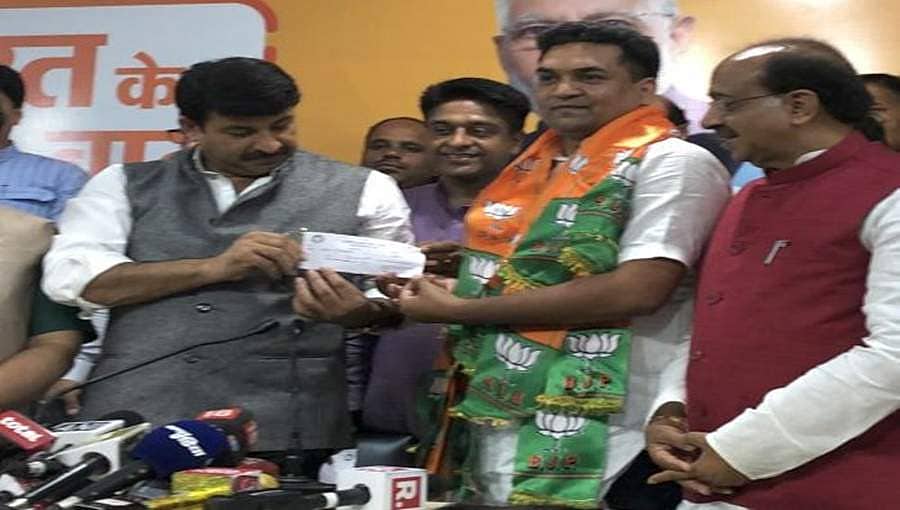 ಎಎಪಿ ತೊರೆದು ಬಿಜೆಪಿ ಸೇರಿದ ದೆಹಲಿ ಮಾಜಿ ಸಚಿವ ಕಪಿಲ್ ಮಿಶ್ರಾ